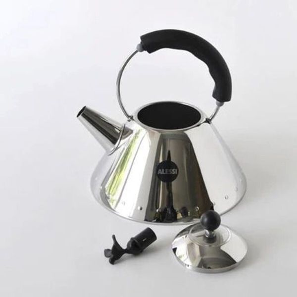 Vannkoker med svart fugl, 2L - By Alessi