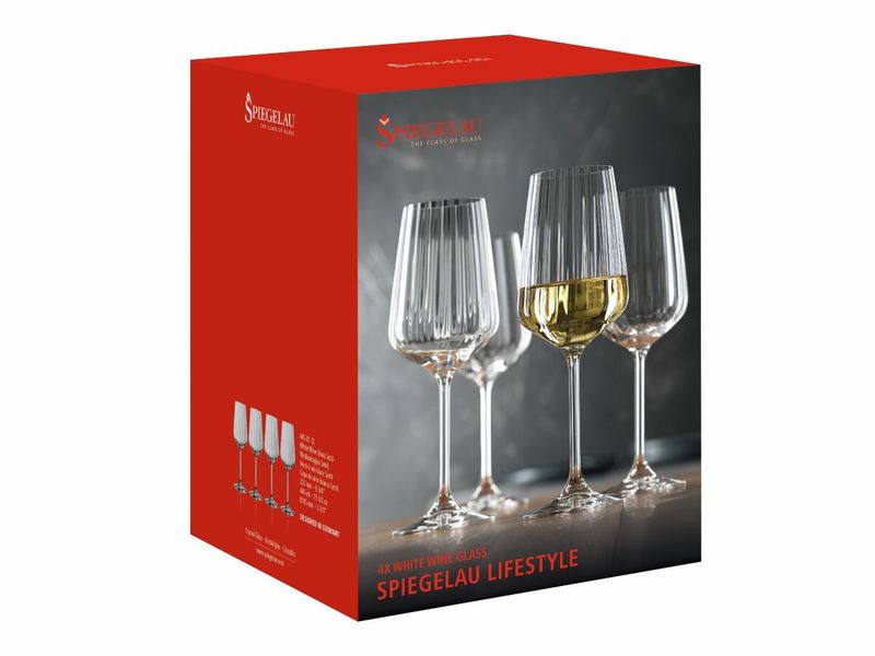 SPIEGELAU Lifestyle Hvitvinsglass 440ml 4pk