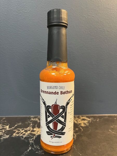 BORGUND Chili Brennande B&oslash;thun | Sterk chilisaus