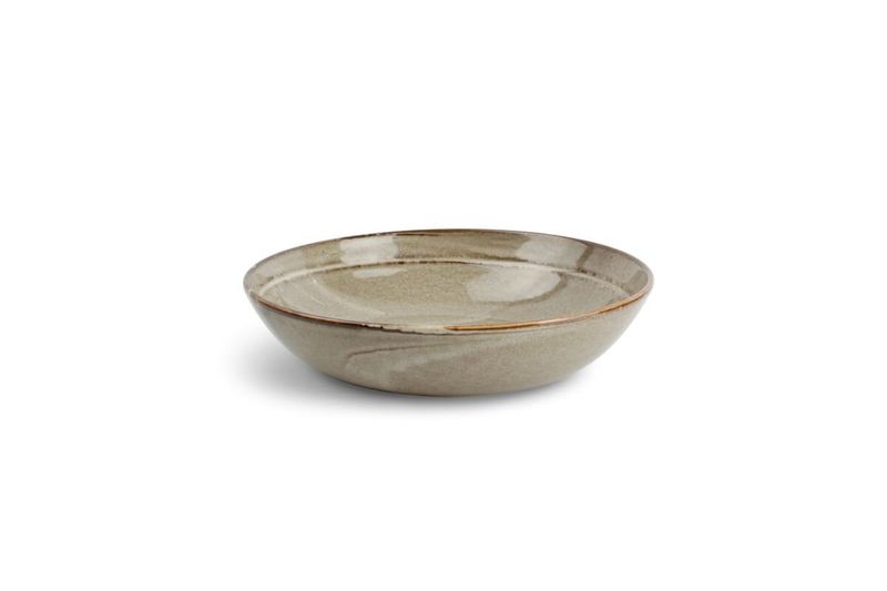 FINE2DINE Ceres Gr&aring;gr&oslash;nn Dyptallerken 22xH6cm