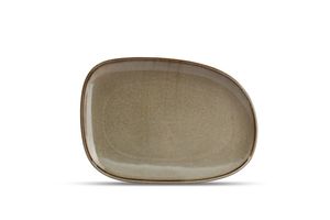 Hovedbilde FINE2DINE Ceres Gr&aring;gr&oslash;nn Tallerken 33x23cm
